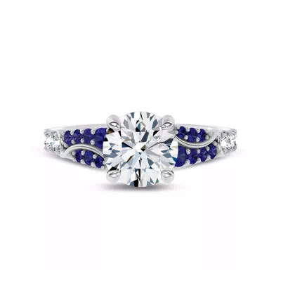 Sonata Sapphire Lab Engagement Ring by Christian Siriano