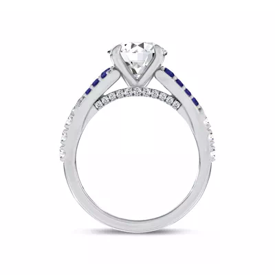 Sonata Sapphire Lab Engagement Ring by Christian Siriano