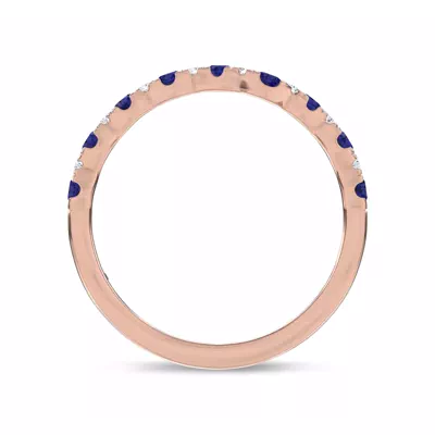 Nocturne Sapphire & Lab Diamond Band by Christian Siriano