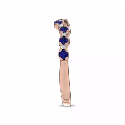 Nocturne Sapphire & Lab Diamond Band by Christian Siriano