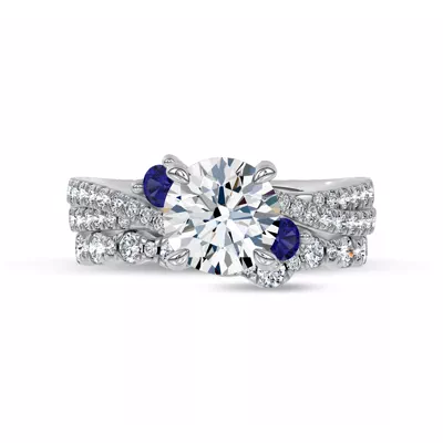 Nocturne Sapphire & Lab Diamond Band by Christian Siriano