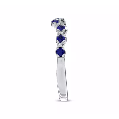 Nocturne Sapphire & Lab Diamond Band by Christian Siriano