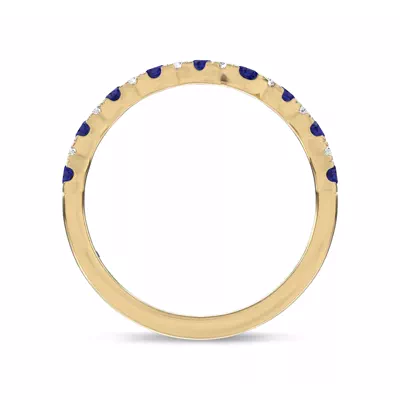 Nocturne Sapphire & Lab Diamond Band by Christian Siriano