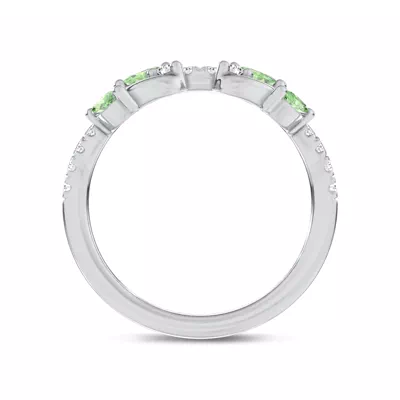 Hayden Tsavorite And Diamond Band