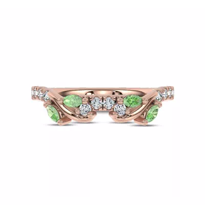 Hayden Tsavorite And Diamond Band