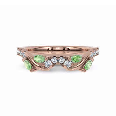 Hayden Tsavorite And Diamond Band