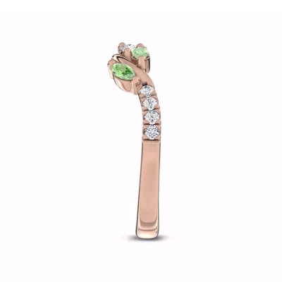 Hayden Tsavorite And Diamond Band