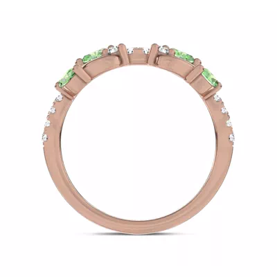 Hayden Tsavorite And Diamond Band