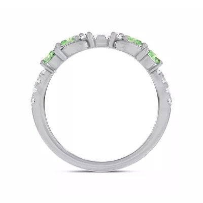 Hayden Tsavorite And Diamond Band