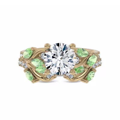 Hayden Tsavorite And Diamond Band