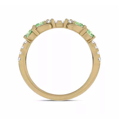 Hayden Tsavorite And Diamond Band