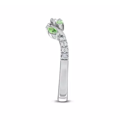 Hayden Tsavorite And Diamond Band