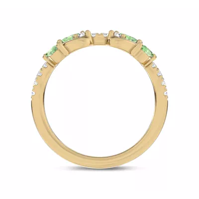 Hayden Tsavorite And Diamond Band