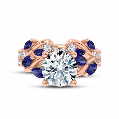 Hayden Sapphire And Lab Diamond Band