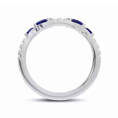 Hayden Sapphire And Diamond Band