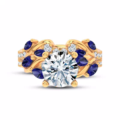 Hayden Sapphire And Lab Diamond Band