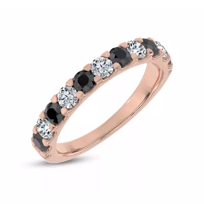 Jules Black & White Lab Diamond Band (1 ct. tw.)