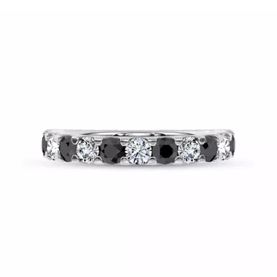 Jules Black & White Lab Diamond Band (1 ct. tw.)