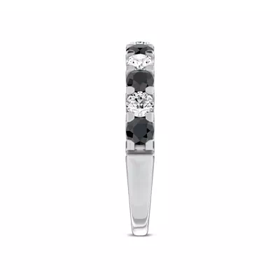 Jules Black & White Lab Diamond Band (1 ct. tw.)