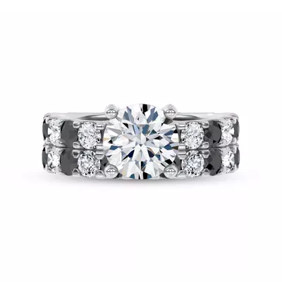 Jules Black & White Diamond Band (1 ct. tw.)