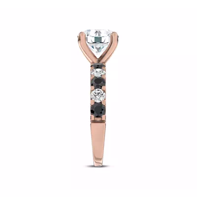 Jules Black & White Engagement Ring (.90 ct. tw.)