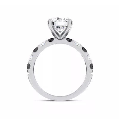 Jules Black & White Engagement Ring (.90 ct. tw.)