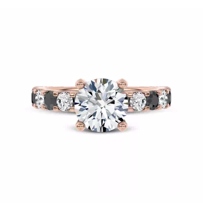 Jules Black & White Engagement Ring (.90 ct. tw.)