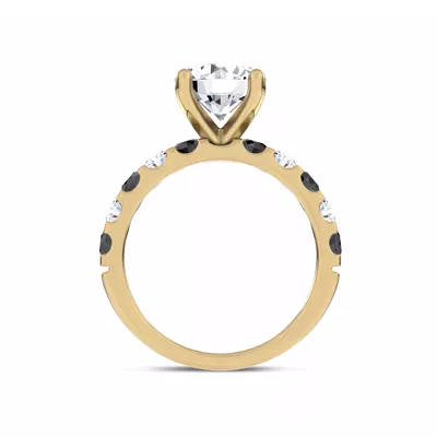 Jules Black & White Engagement Ring (.90 ct. tw.)