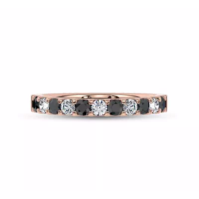 Jules Black & White Lab Diamond Band (1/2 ct. tw.)