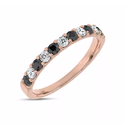 Jules Black & White Lab Diamond Band (1/2 ct. tw.)