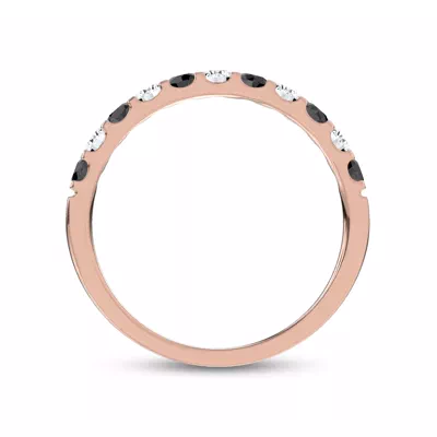 Jules Black & White Lab Diamond Band (1/2 ct. tw.)