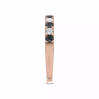 Jules Black & White Lab Diamond Band (1/2 ct. tw.)
