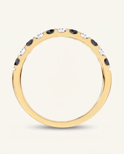Jules Black & White Lab Diamond Band (1/2 ct. tw.)