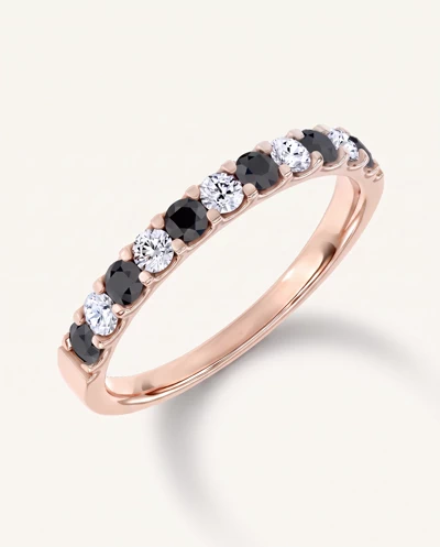 Jules Black & White Lab Diamond Band (1/2 ct. tw.)