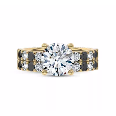 Jules Black & White Lab Diamond Band (1/2 ct. tw.)