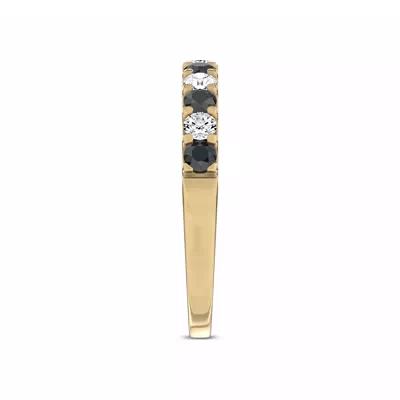 Jules Black & White Diamond Band (1/2 ct. tw.)