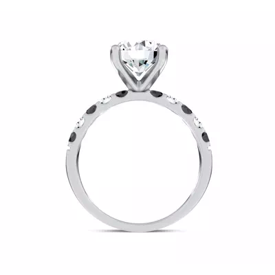 Jules Black & White Engagement Ring (1/2 ct. tw.)