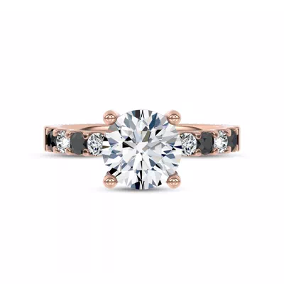 Jules Black & White Engagement Ring (1/2 ct. tw.)