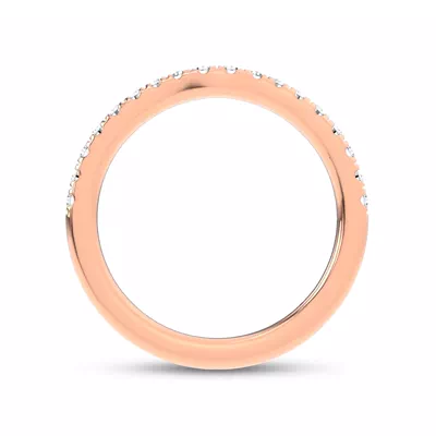 Alexandra Curved Pavé Band