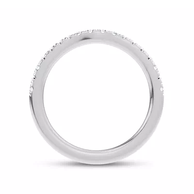 Alexandra Curved Pavé Band