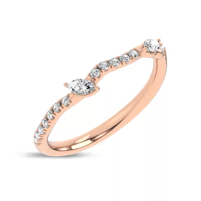 Lea Nature Inspired Diamond Band