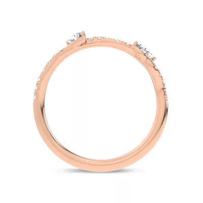 Lea Nature Inspired Diamond Band