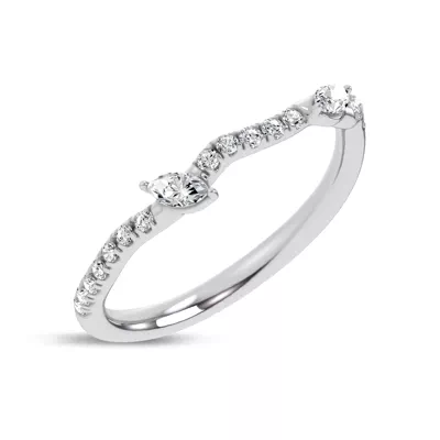 Lea Nature Inspired Diamond Band