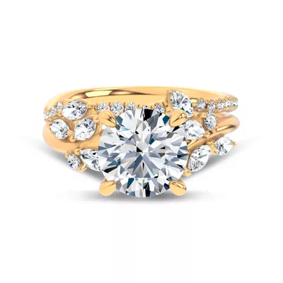 Lea Nature Inspired Diamond Band