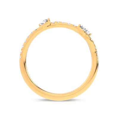 Lea Nature Inspired Diamond Band