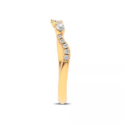 Lea Nature Inspired Diamond Band