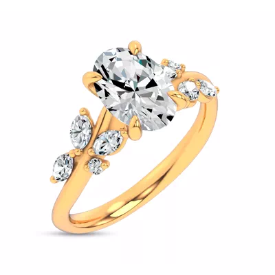 Lea Nature-Inspired Engagement Ring