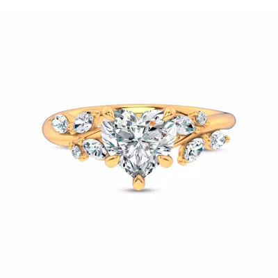 Lea Nature-Inspired Engagement Ring