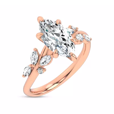 Lea Nature-Inspired Engagement Ring