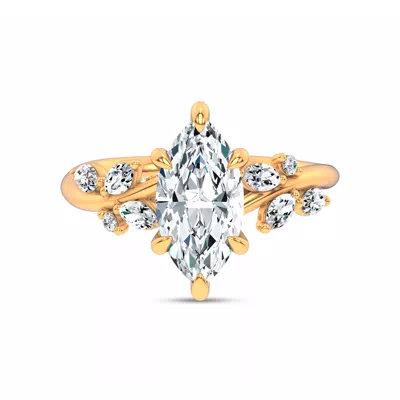 Lea Nature-Inspired Engagement Ring